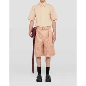 NEW JIL SANDER button down shirt in pink salt